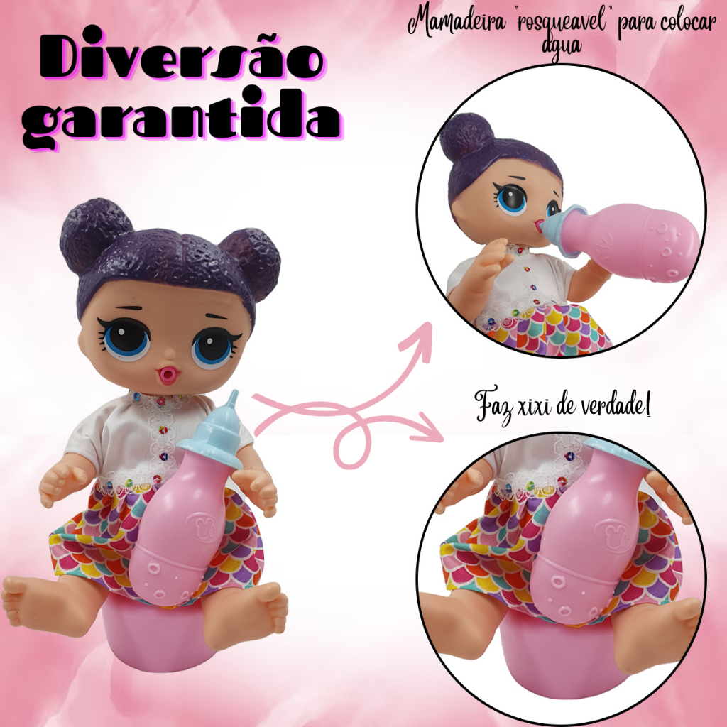 KIT ROUPA BONECA BABY ALIVE - VESTIDO ARCO IRIS ESTRELAR - Ri Happy