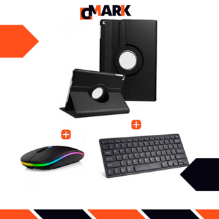 Capa Giratória + Teclado + Mouse Bluetooth Para iPad 9g 10,2