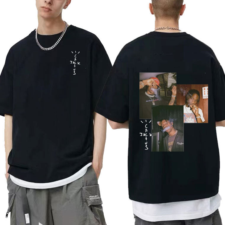 Camiseta Oversized Básica Travis Scott Astroworld Algodão