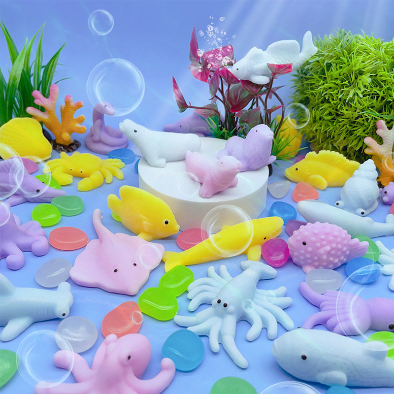 Kit 10 /20/30 Squishy Mochi Bichinho Macio De Apertar Pop It Fidget Super