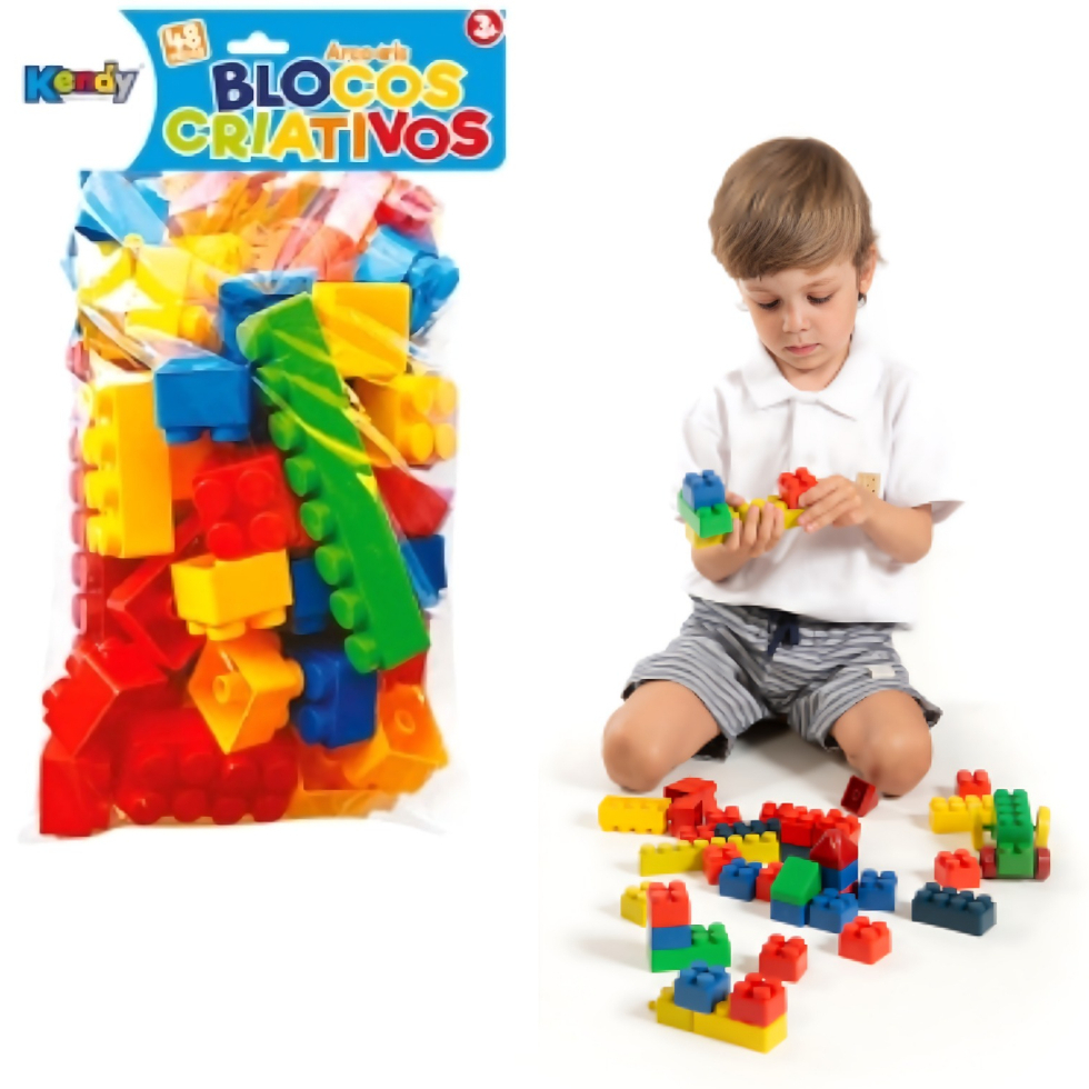 Brinquedo Blocos De Montar Infantil Educativo Encaixe Grande Shopee Brasil 4235