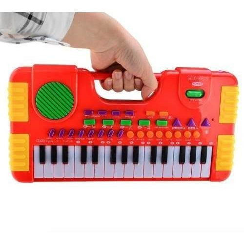 Piano animal Pianinho Infantil Educativo Teclado Musical Bebê Ia Ia O  Bichos Fazendinha Musical, Fanwix