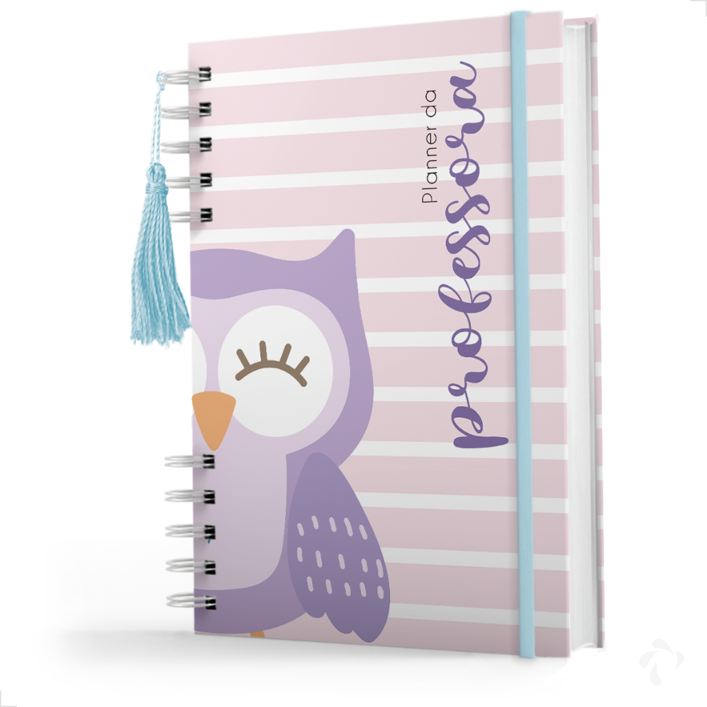 Agenda Planner Do Professor Caderno Planejamento Coruja