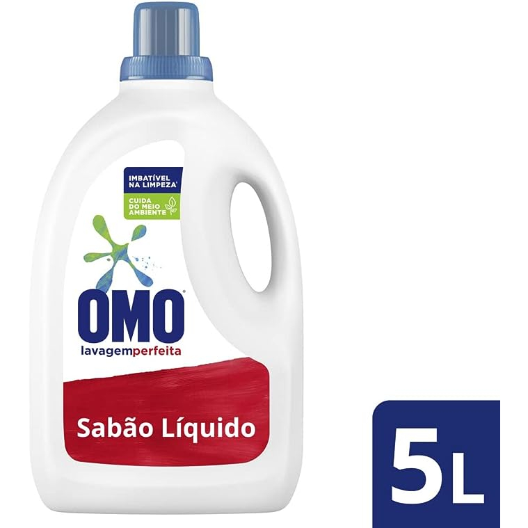 Omo Lavagem Perfeita - Sabão Líquido - 5L | Shopee Brasil