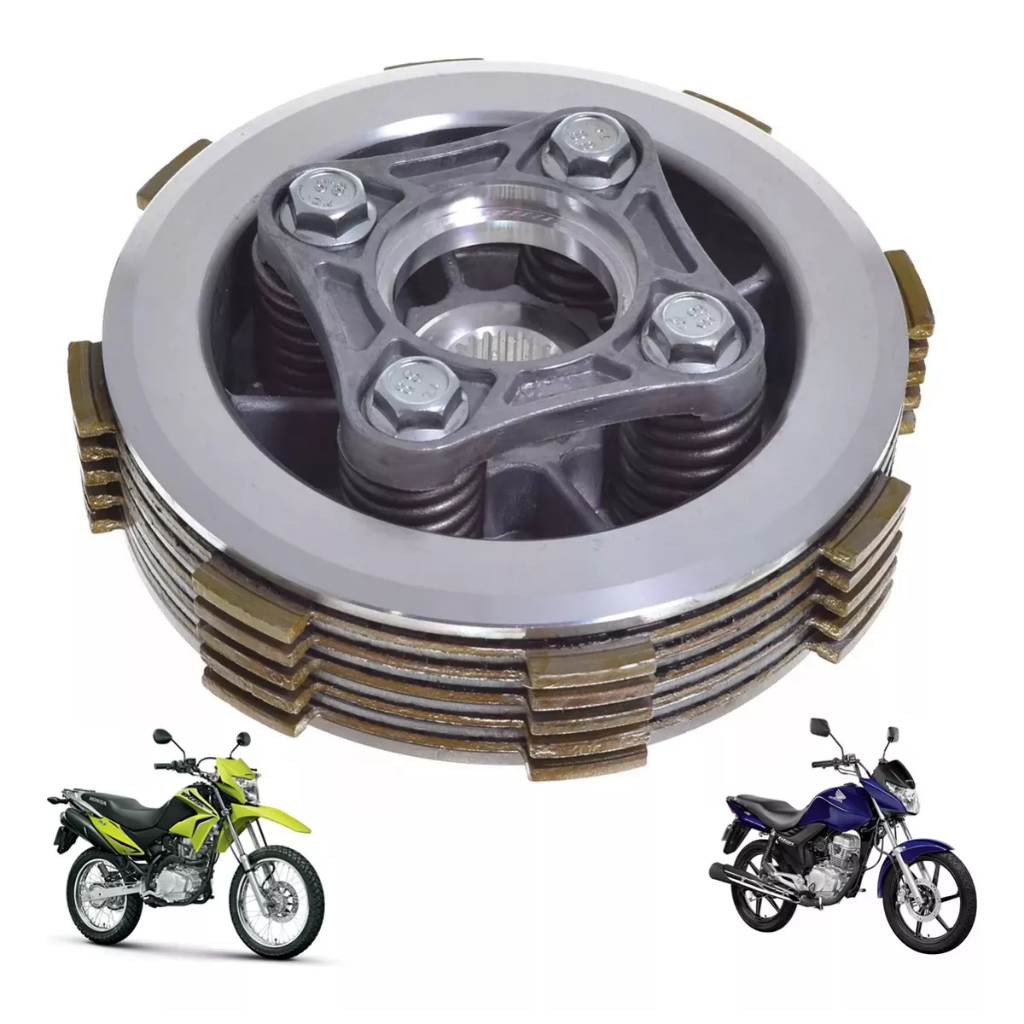 Kit Embreagem Completa Titan Fan Bros 150-fan 125 09 Diante | Shopee Brasil