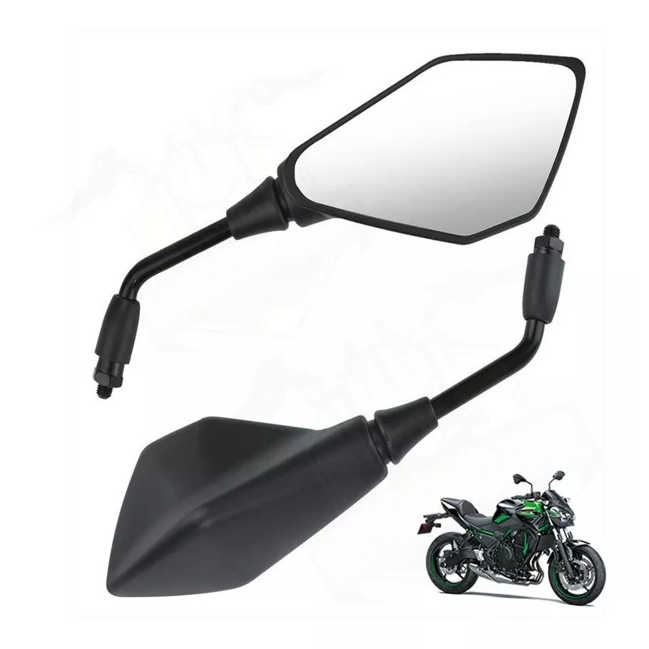 Retrovisor Esportivo Par Modelo Kawasaki Z400 Rosca Honda Escorrega o