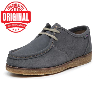 Sapato London Style Original sola Crepe Camurça