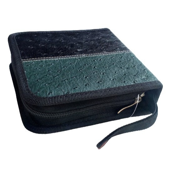 Pasta Porta Cd / Dvd Pigmentado Emborrachado Para 40 Unidades