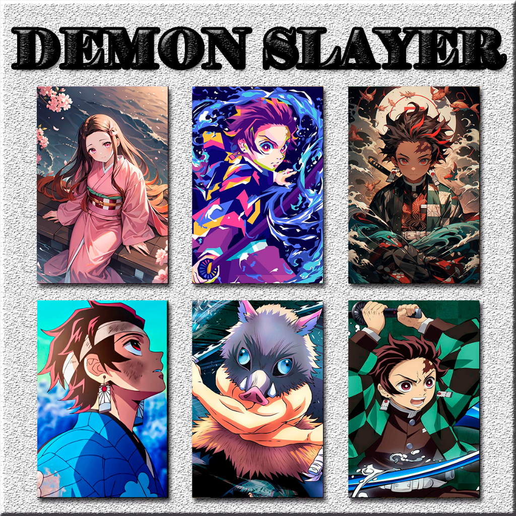 Quadro Decorativo Desenho Animação Séries Demon Slayer - 34 em