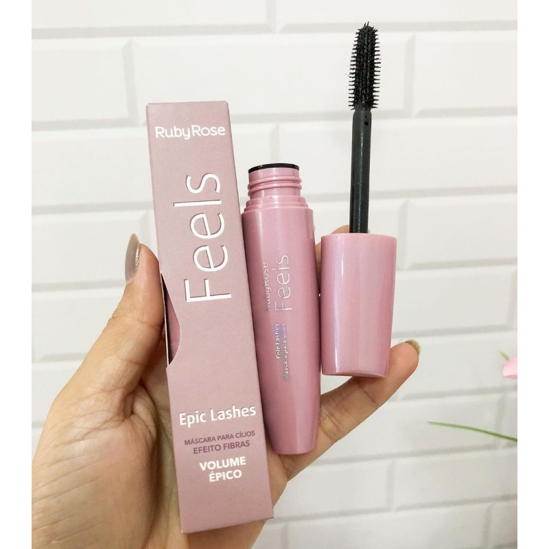 Máscara Para Cílios Rímel Feels Epic Stunning Lashes Ruby Rose 5g ...
