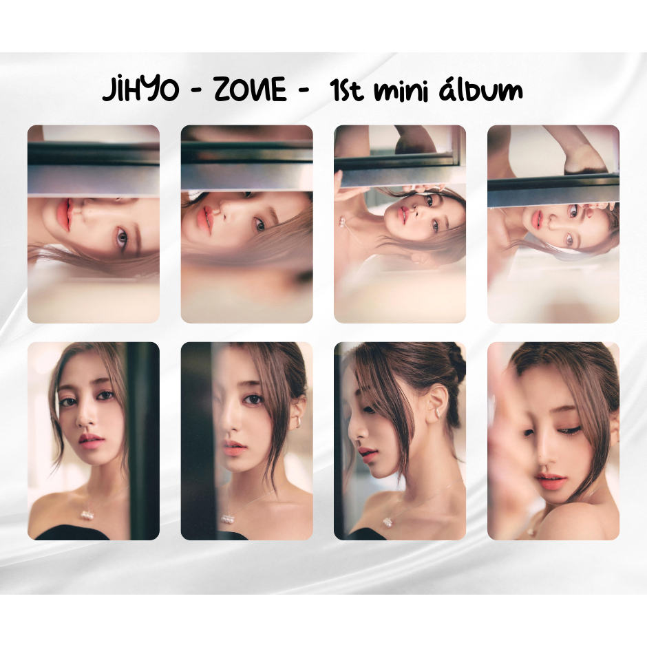 Kpop - JIHYO (TWICE) - Zone 1st mini album - Kit photocards