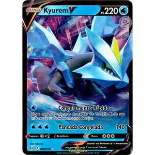 Carta Pokémon Kyurem V Português Card Original Copag