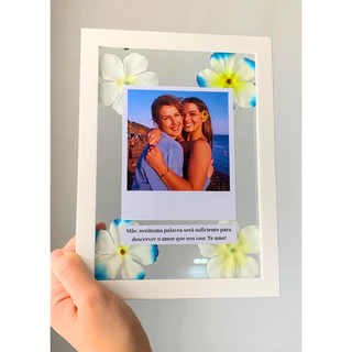 Quadro personalizado com foto presente dia das mães