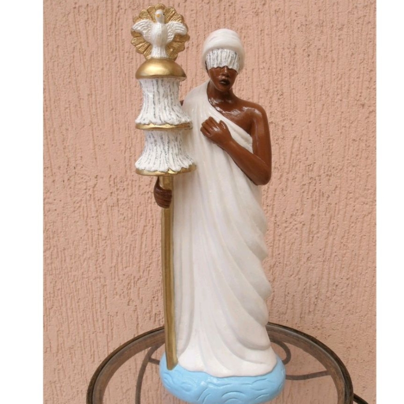 Orixá Oxalá 36cm Umbanda/Camdomblé - Escorrega o Preço