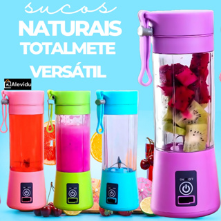 Mini liquidificador portátil usb recarregável laminas de potência sucos para academia