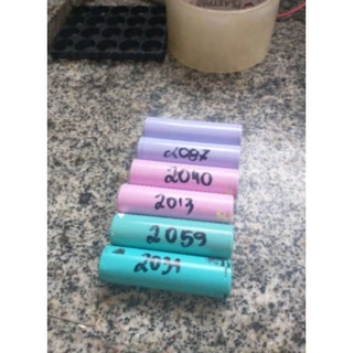 16 células 18650 acima de 2000 mAh usadas