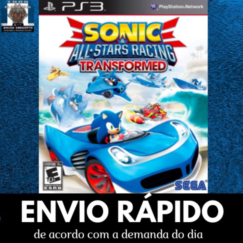 JOGO PS3 SONIC TRANSFORMED ALL STAR RACING – Star Games Paraguay