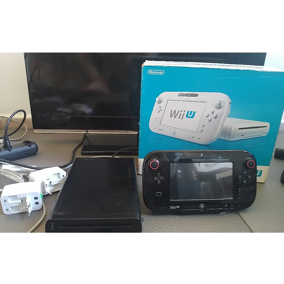 Console Nintendo Wii U WiiU Deluxe 32gb Black Preto Desbloqueado USADO