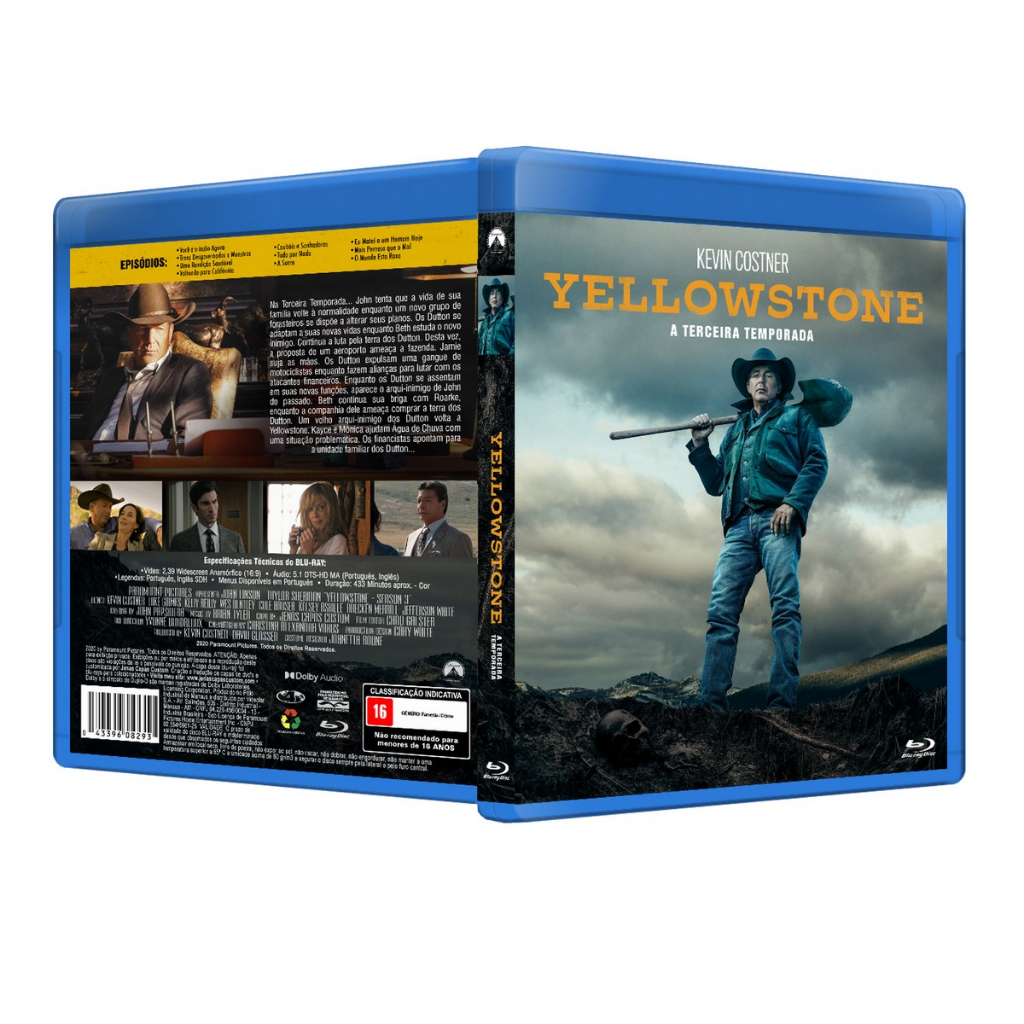 Bluray Yellowstone Terceira Temporada [PERSONALIZADO] Shopee Brasil