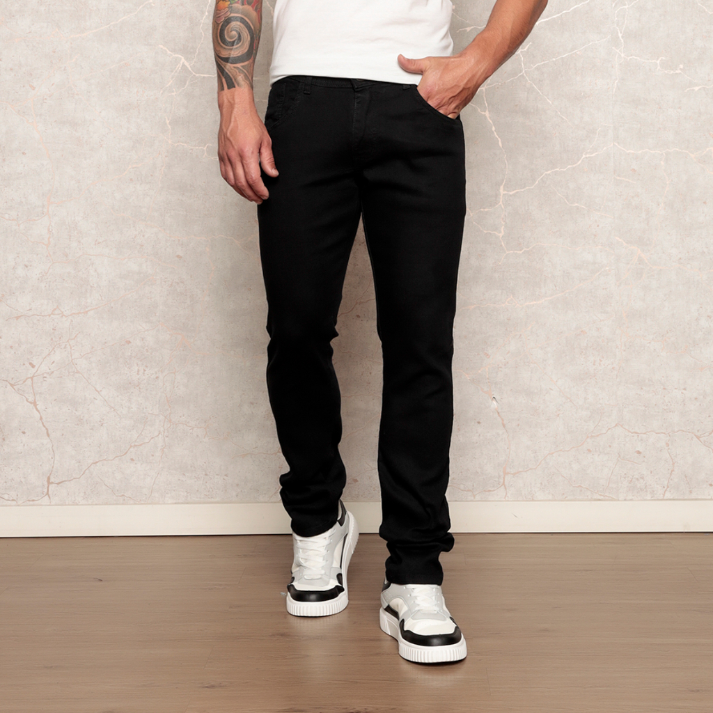 Calça Jeans Masculina Slim Fit com Elastano Qualidade Premium | Shopee ...