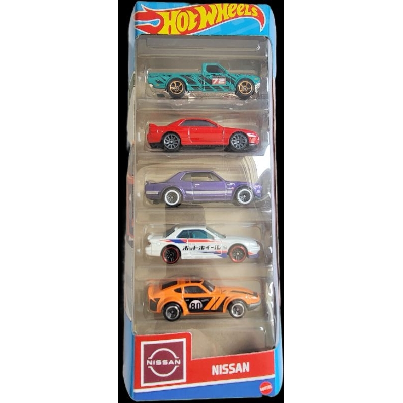 Hot Wheels | 5 pack - Nissan (Skyline GT-R R32, Skyline HT 2000GT
