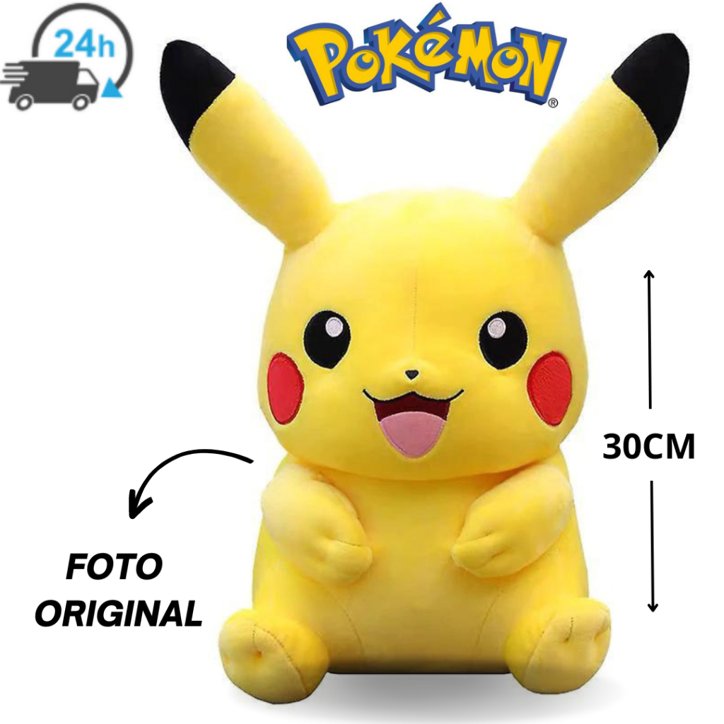 Pelúcia Pokémon Sylveon Eevee Evoluções Oficial Colecionador - R$ 78,9