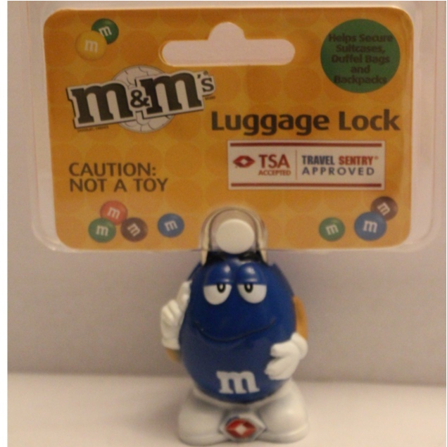 M Ms CADEADO LUGGAGE LOCK BLUE CARINHA LEGAL TSA ACCEPTED TRAVEL SENTRY APPROVED mala viagem Shopee Brasil