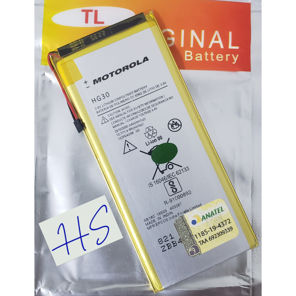 Bateria Moto G5s HG30 Moto G5s Plus Moto G6 Original