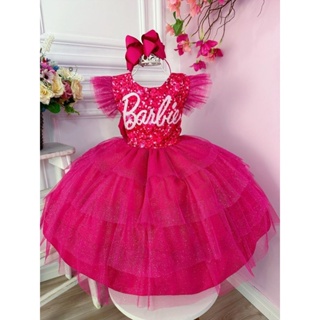 Em promoção! Moda Handmake Vestido Para Barbie Roupas De Boneca 1/6  Princesa Vestido De Roupa De Festa Casamento Vestido De Traje De Brinquedos  De Aniversário, Presente De Natal