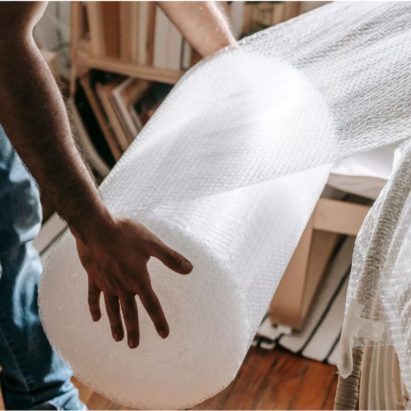 Plástico Bolha - Bobina 43 cm X 100 Mts E-commerce 25 Micras Bolha