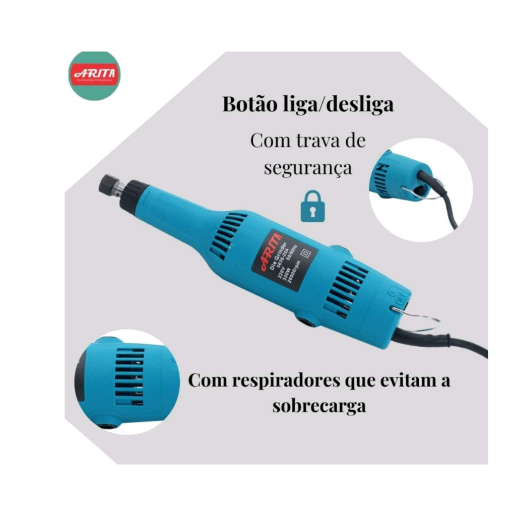 Retificadora Elétrica Arita 220V Pronta entrega | Shopee Brasil