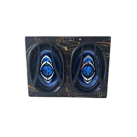 Caixa De Som 6x9 Hurricane Bob Reduzida Slim Reggae