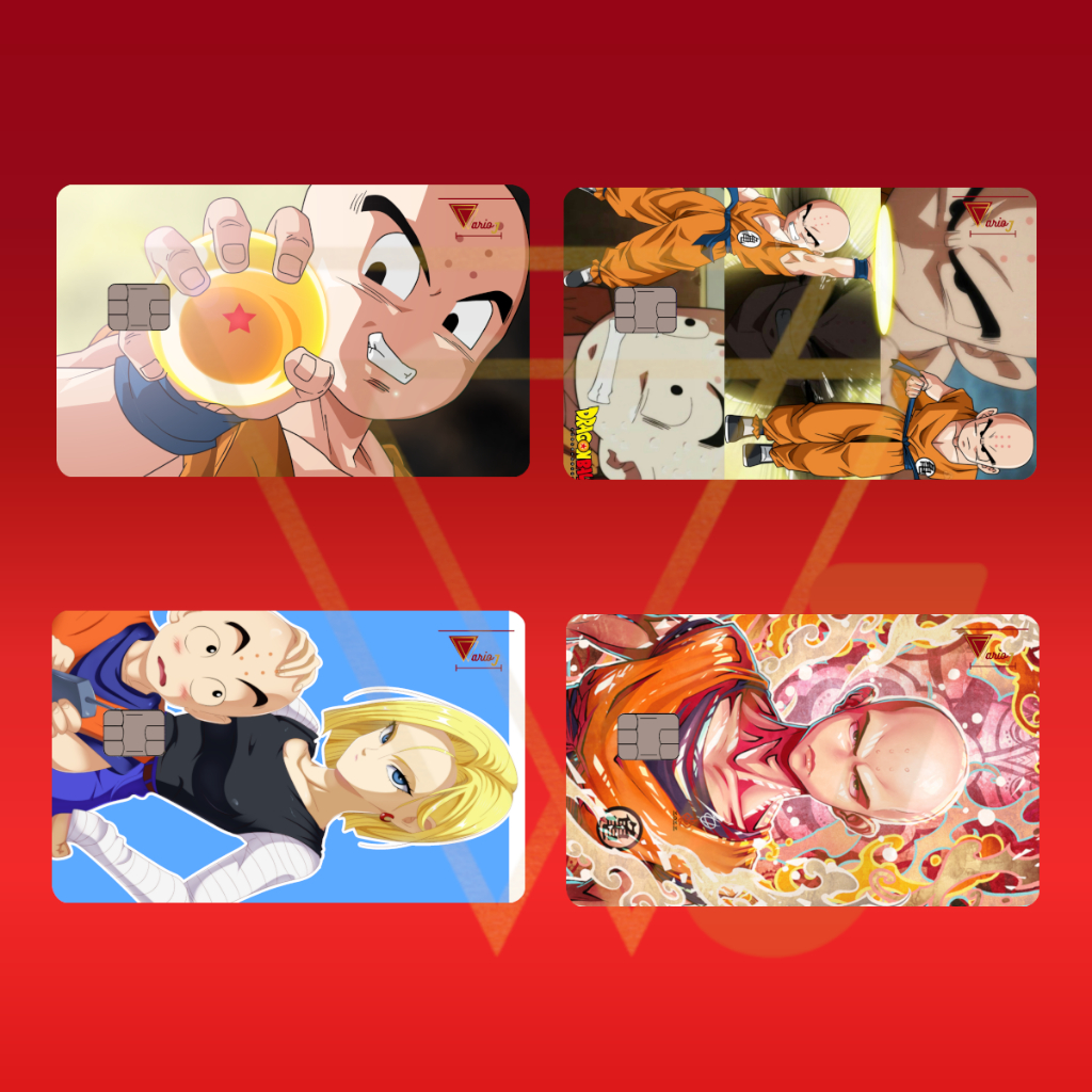 Película Adesivo Cartão Crédito e Débito Anime Dragon Ball Android 18 e 17  Top Excelente Qualidade