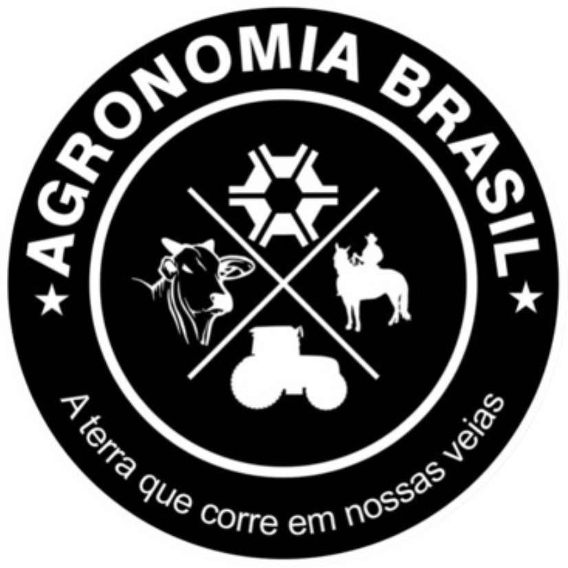Loja da Agronomia - Adesivo logo Agronomia Branco