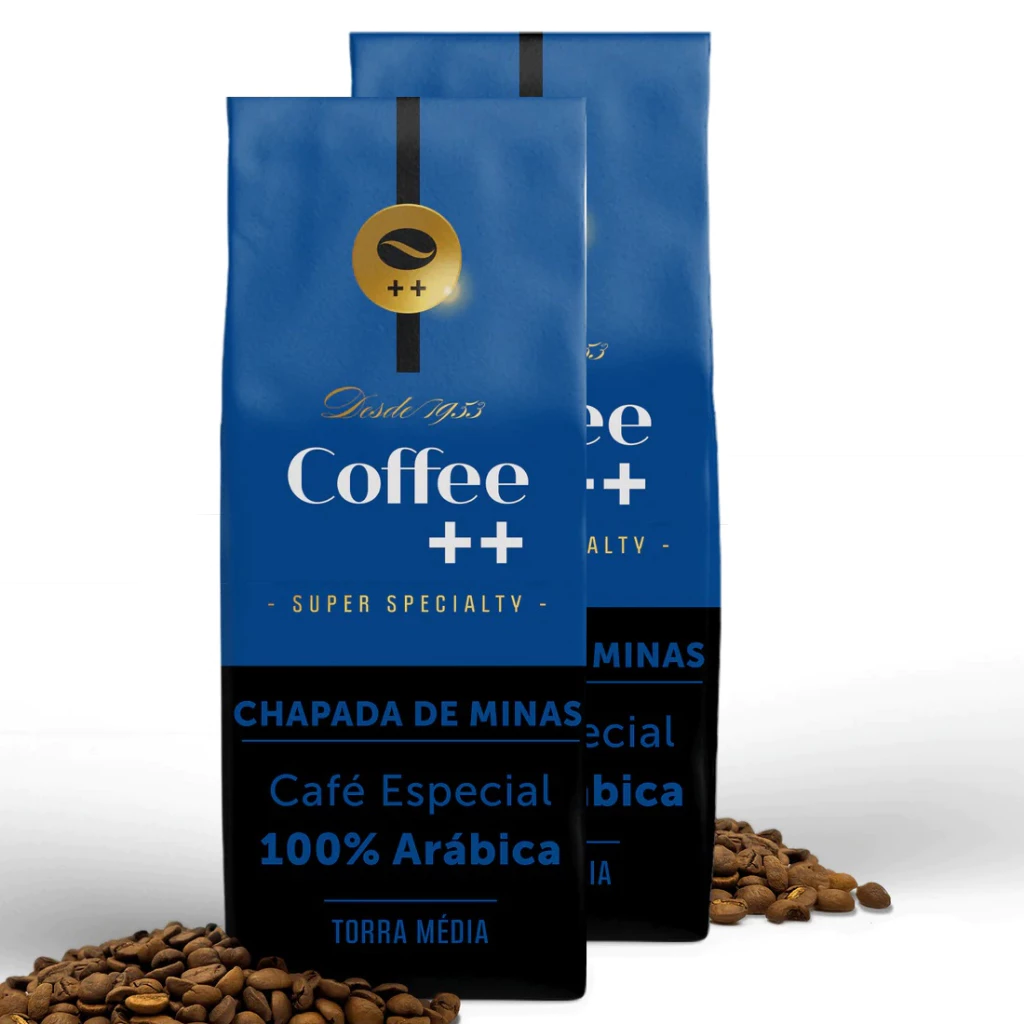 Kit 2 unidades Café Especial em Grãos Chapada de Minas Coffee Mais 100% Arábica 2x 250g