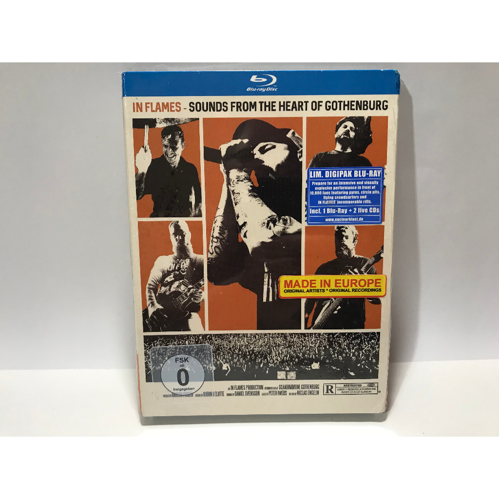 Blu-ray In Flames Sounds From The Heart IMPORT (Triplo Blu-ray+