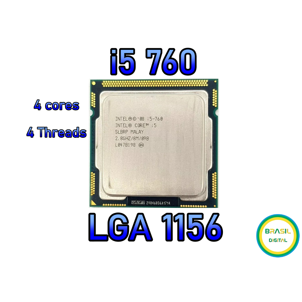 Processador Intel I5 1ª Geração 1156