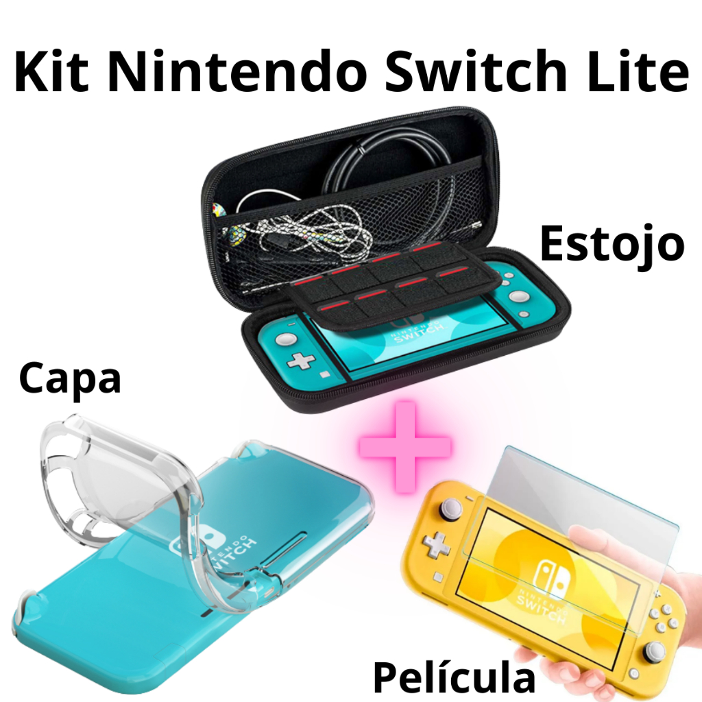 Capa Acrílica E Película De Vidro Para Nintendo Switch Oled