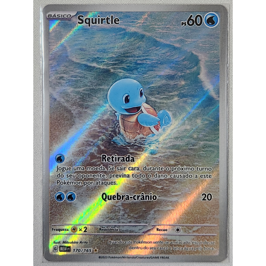 Carta Pokemon Squirtle (170/165) MEW