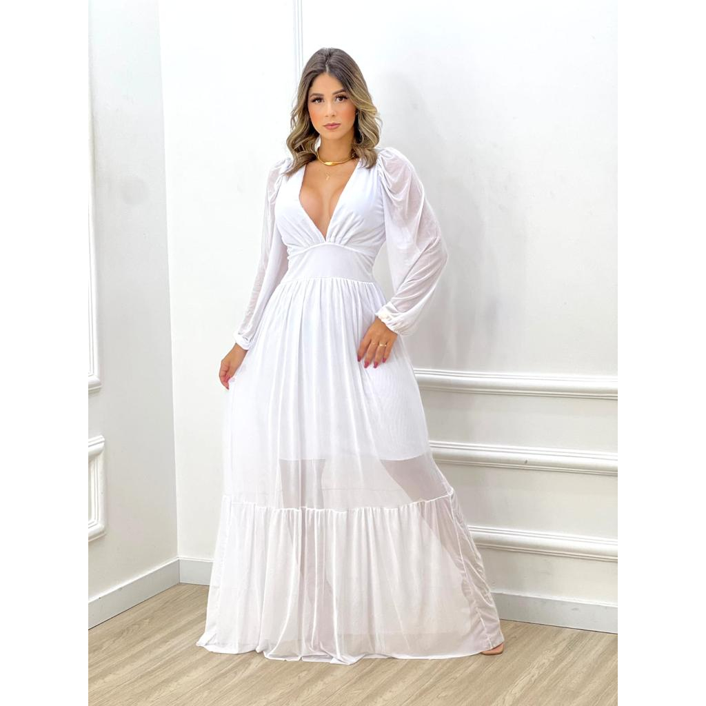 Shopee Vestido De Noiva Gestante Para Casamento Civil Vestidos De