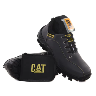 Kit Tenis Cat Masculino bota masculina Caterpillar GRÁTIS CARTEIRA E CINTO