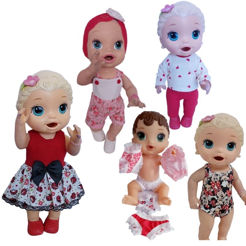 Kit C/ 13 Peças Roupas Bonecas Baby Alive Pronta Entrega