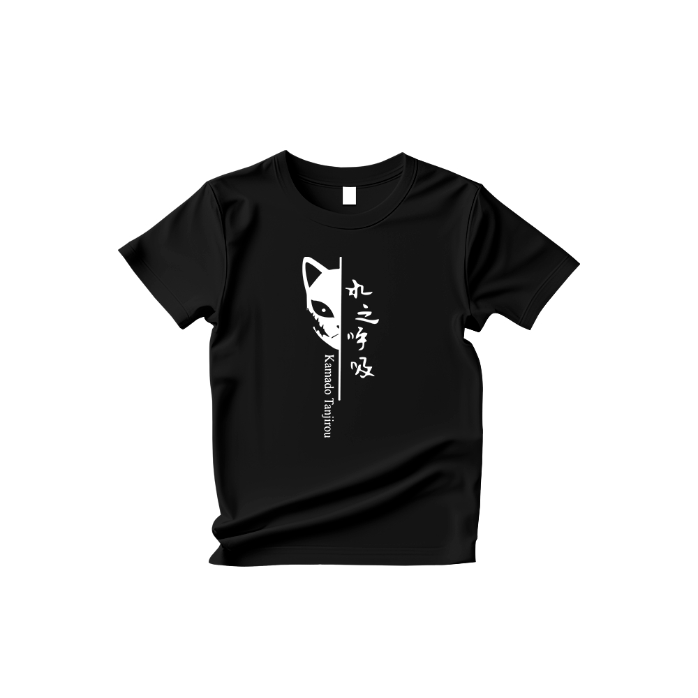 Camiseta Camisa Demon Slayer Mascara Gato Kamado Tanjiro Sabito Ref 621