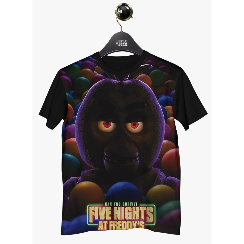 Camiseta Camisa Five Nights At Freddy Fazbear Game Fnaf 444