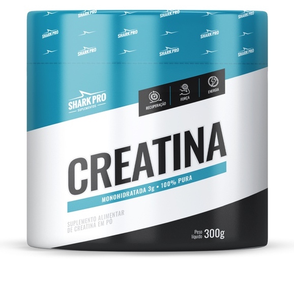 Creatina Monohidratada Shark Pro 300g - Original | Shopee Brasil