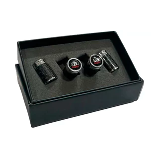 Bico De Válvula Carbono Tampa Pneu Audi