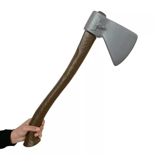Machado de Brinquedo Plástico Lenhador 58cm Fantasia Halloween