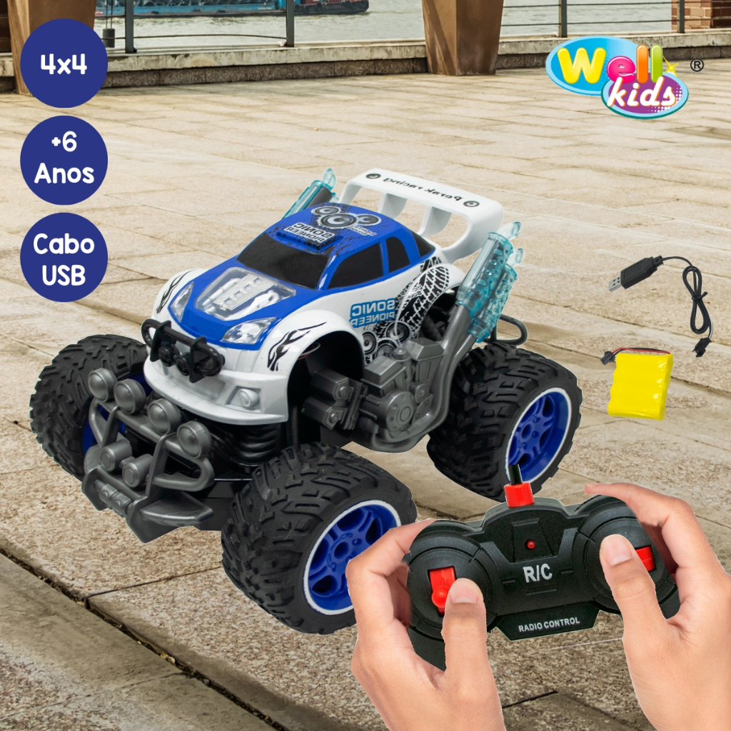 Compra online de Brinquedos infantis para meninos de 4 a 5 anos, carros RC,  caminhões de controle remoto para crianças de 3 a 4 anos, presentes de  aniversário, brinquedos pré-escolares, carros, escala RWD 1/43