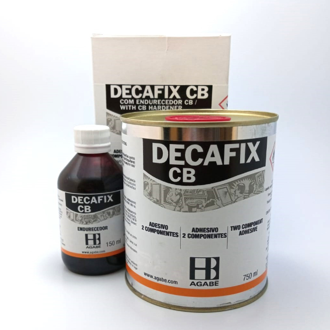 Decafix CB 900ml Adesivo Bi Componente (endurecedor 150ml + adesivo 750ml)