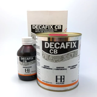 Decafix CB 900ml Adesivo Bi Componente (endurecedor 150ml + adesivo 750ml)
